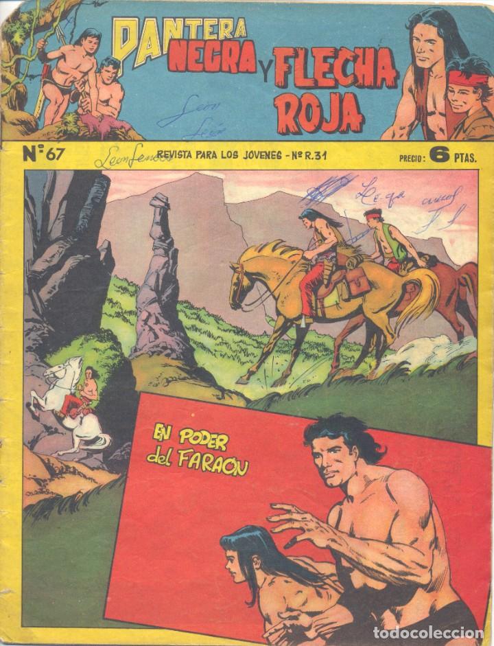 Tebeos: Pantera negra y flecha roja n&ordm;67. Editorial Maga - Foto 1