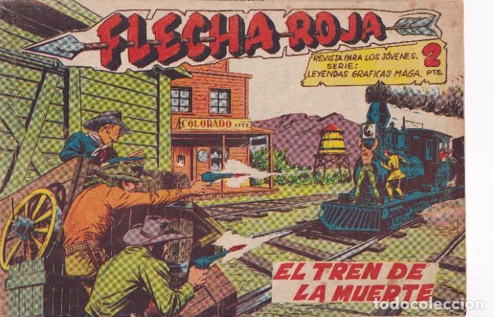 FLACHA ROJA : NUMERO 31 EL TREN DE LA MUERTE, EDITORIAL MAGA (Tebeos y Comics - Maga - Flecha Roja)