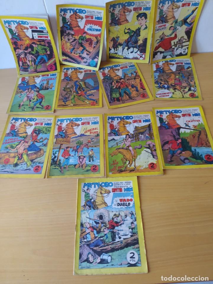 LOTE DE 13 COMICS METEORO PRESENTA AL CAPITAN MIKI. AÑOS 60 (Tebeos y Comics - Maga - Otros)