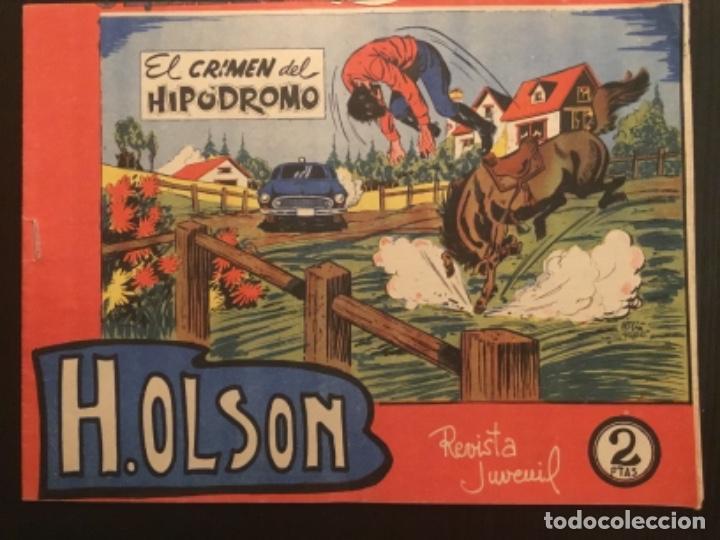 Tebeos: Comic editorial Maga ORIGINAL El crimen del Hip&oacute;dromo H. Olson - Foto 1