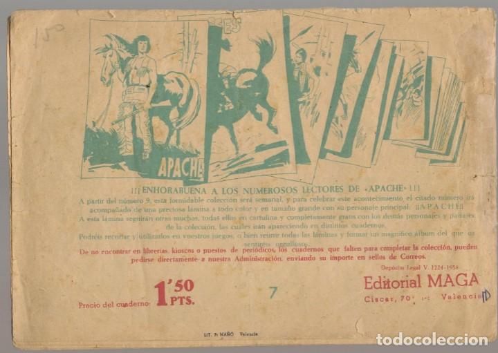 Tebeos: APACHE. N&ordm; 7. ENTRE LOS KIOWAS. EDITORIAL MAGA. &iexcl;&iexcl;ORIGINAL!!. /C/A101) - Foto 2