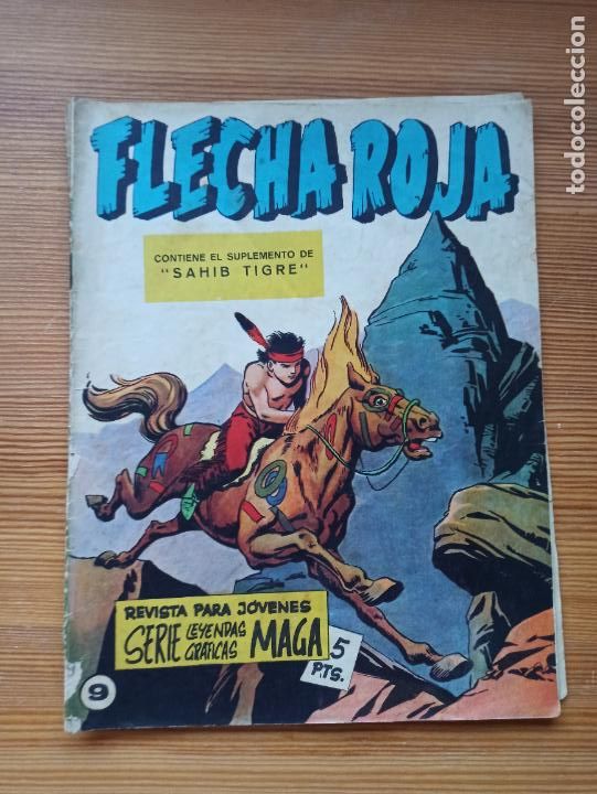 Tebeos: FLECHA ROJA N&ordm; 9 - ORIGINAL - MAGA (W1) - Foto 1