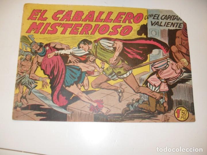 Giornalini: el capitan valiente 14.(de 22).ediciones maga,año 1957.dibuja m gago.original apaisado.