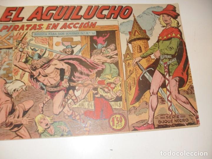 Giornalini: el aguilucho 3.(de 68).edicionesmaga,año 1959.dibuja m gago.original apaisado.