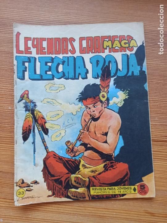Tebeos: FLECHA ROJA N&ordm; 33 - ORIGINAL - MAGA (K2) - Foto 1