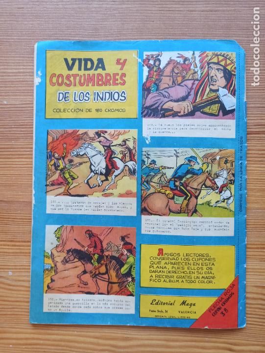 Tebeos: FLECHA ROJA N&ordm; 38 - ORIGINAL - MAGA (K2) - Foto 2