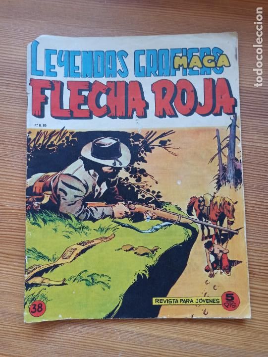 Tebeos: FLECHA ROJA N&ordm; 38 - ORIGINAL - MAGA (K2) - Foto 1