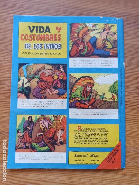 Tebeos: FLECHA ROJA N&ordm; 41 - ORIGINAL - MAGA (K2) - Foto 2