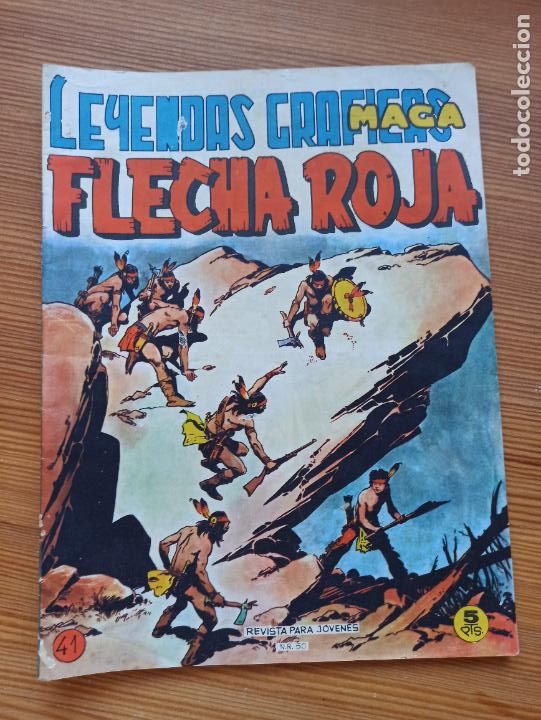 Tebeos: FLECHA ROJA N&ordm; 41 - ORIGINAL - MAGA (K2) - Foto 1