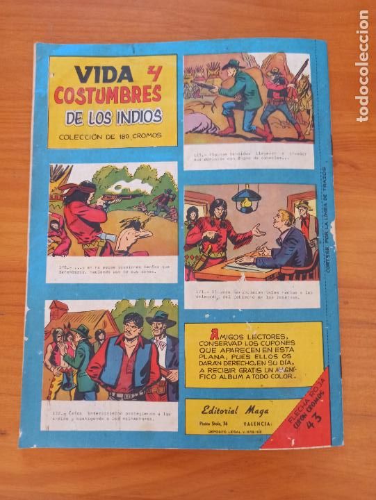 Tebeos: FLECHA ROJA N&ordm; 43 - ORIGINAL - MAGA (IT) - Foto 3