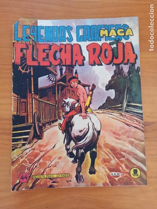 Tebeos: FLECHA ROJA N&ordm; 44 - ORIGINAL - MAGA (IT) - Foto 1