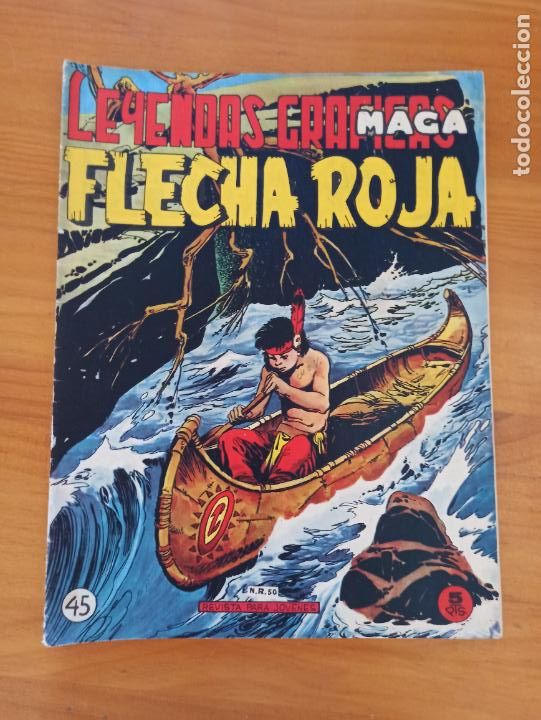 Tebeos: FLECHA ROJA N&ordm; 45 - ORIGINAL - MAGA (IT) - Foto 1