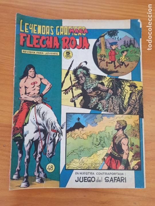 Tebeos: FLECHA ROJA N&ordm; 48 - ORIGINAL - MAGA (IT) - Foto 1