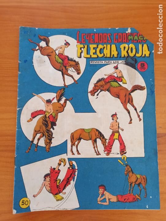 Tebeos: FLECHA ROJA N&ordm; 50 - ORIGINAL - MAGA (IT) - Foto 1