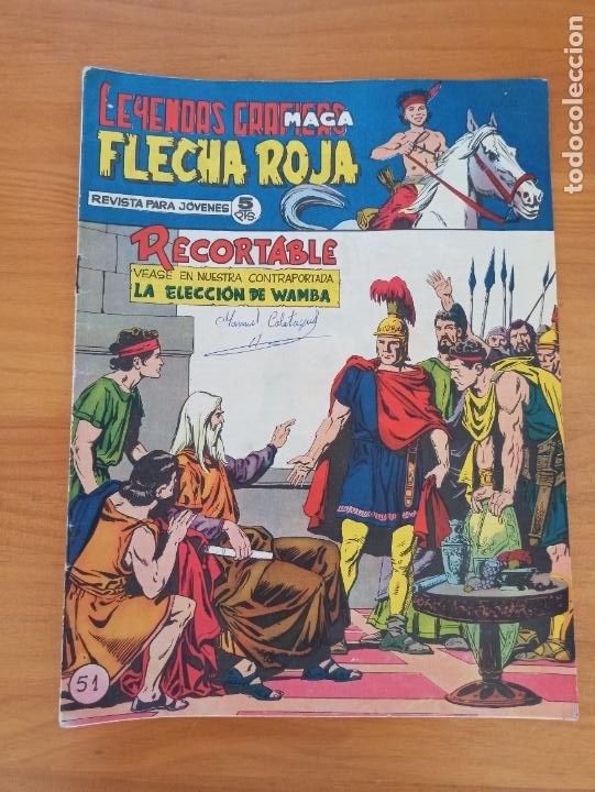 Tebeos: FLECHA ROJA N&ordm; 51 - ORIGINAL - MAGA (IT) - Foto 1