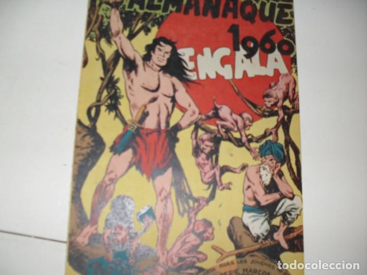 ALMANAQUE 1960 BENGALA.EDITORIAL MAGA,AÑO 1959.TEBEO ORIGINAL DIFICIL (Tebeos y Comics - Maga - Bengala)