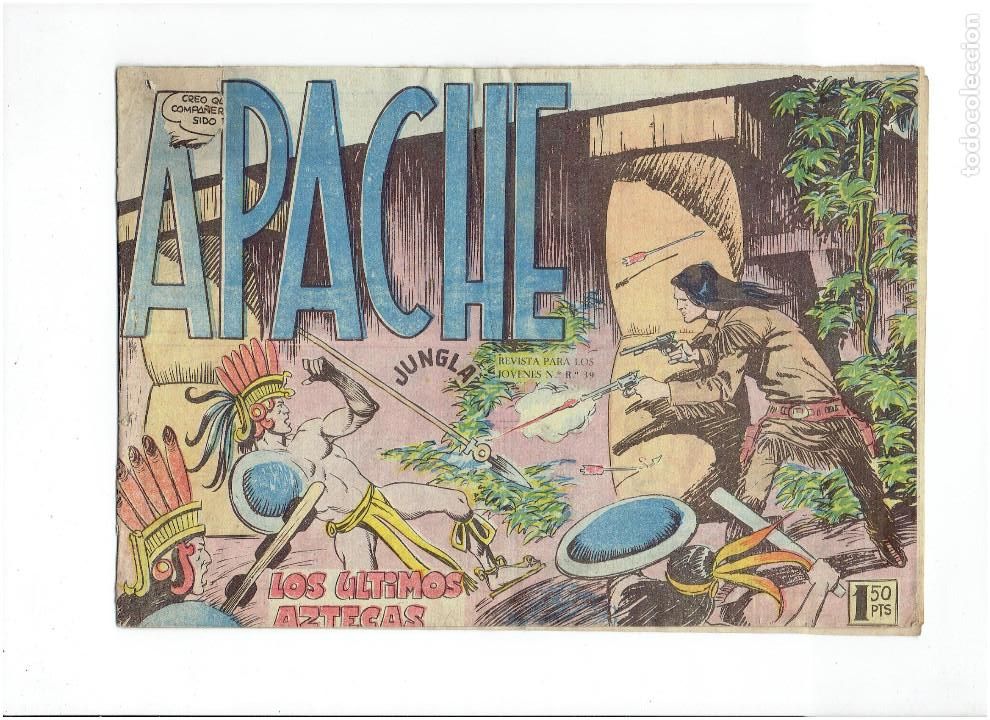 Tebeos: *APACHE * n&ordm; 35 y 49 * Editorial MAGA * ORIGINAL DE 1958.* - Foto 4