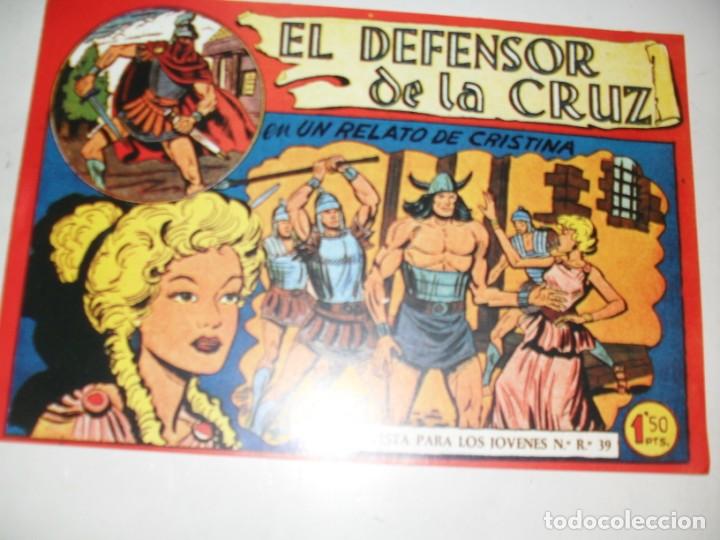 Tebeos: FACSIMIL el defensor de la cruz 52.(de 54).ediciones maga,a&ntilde;o 1956.impecable. - Foto 1