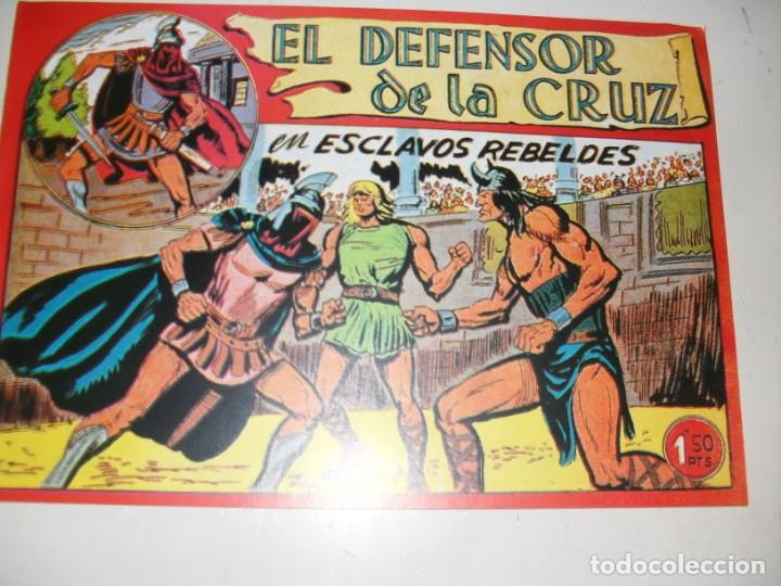 Tebeos: FACSIMIL el defensor de la cruz 50.(de 54).ediciones maga,a&ntilde;o 1956.impecable. - Foto 1