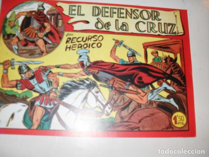 Tebeos: FACSIMIL el defensor de la cruz 49.(de 54).ediciones maga,a&ntilde;o 1956.impecable. - Foto 1