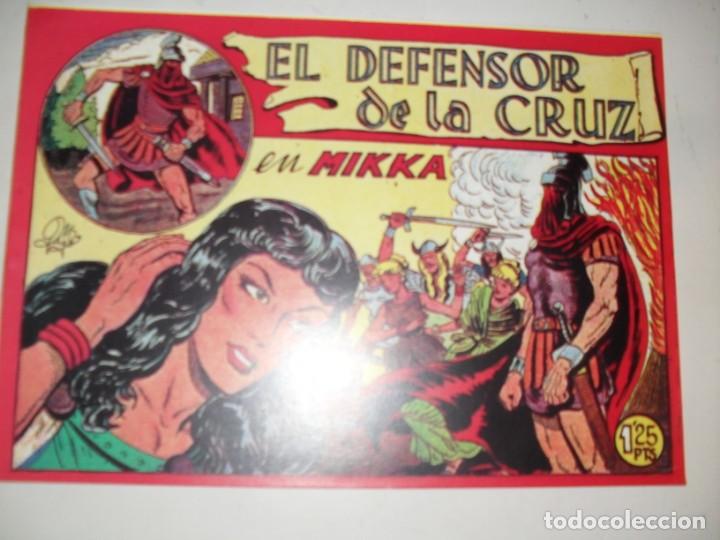Tebeos: FACSIMIL el defensor de la cruz 21.(de 54).ediciones maga,a&ntilde;o 1956.impecable. - Foto 1