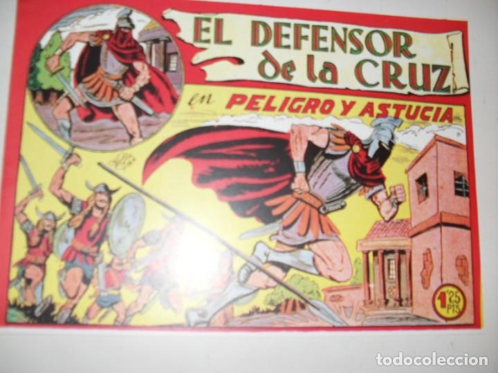 Tebeos: FACSIMIL el defensor de la cruz 16.(de 54).ediciones maga,a&ntilde;o 1956.impecable. - Foto 1