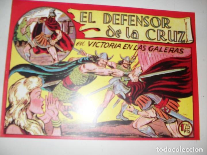 Tebeos: FACSIMIL el defensor de la cruz 14.(de 54).ediciones maga,a&ntilde;o 1956.impecable. - Foto 1