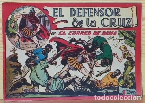 Tebeos: EL DEFENSOR DE LA CRUZ EN EL CORREO DE ROMA - ORIGINAL - MAGA. - Foto 1