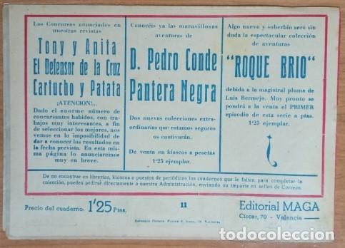 Tebeos: EL DEFENSOR DE LA CRUZ EN EL CORREO DE ROMA - ORIGINAL - MAGA. - Foto 2