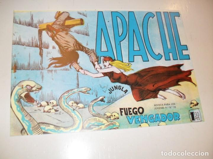 Tebeos: FACSIMIL apache (1&ordf; parte) 51.(de 56).ediciones maga,a&ntilde;o 1958.IMPECABLE. - Foto 1