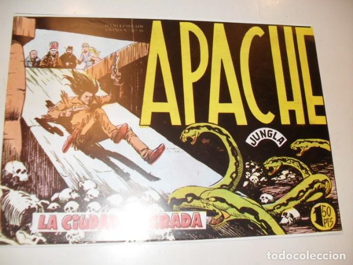 Tebeos: FACSIMIL apache (1&ordf; parte) 50.(de 56).ediciones maga,a&ntilde;o 1958.IMPECABLE. - Foto 1