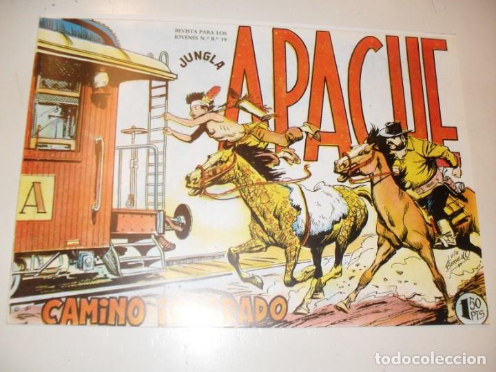 Tebeos: FACSIMIL apache (1&ordf; parte) 46.(de 56).ediciones maga,a&ntilde;o 1958.IMPECABLE. - Foto 1