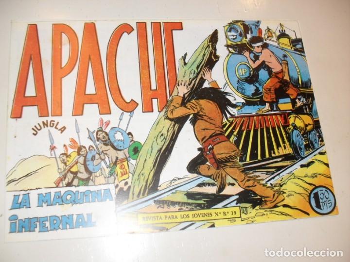 Tebeos: FACSIMIL apache (1&ordf; parte) 44.(de 56).ediciones maga,a&ntilde;o 1958.IMPECABLE. - Foto 1