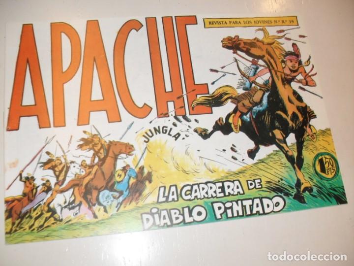 Tebeos: FACSIMIL apache (1&ordf; parte) 40.(de 56).ediciones maga,a&ntilde;o 1958.IMPECABLE. - Foto 1