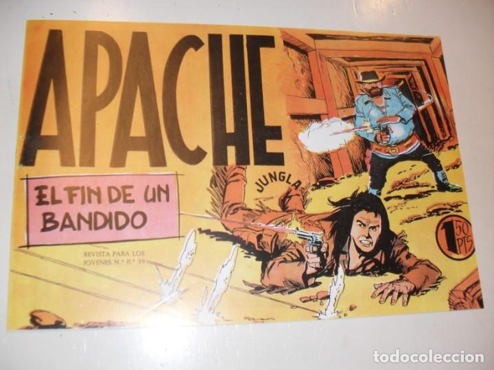 Tebeos: FACSIMIL apache (1&ordf; parte) 33.(de 56).ediciones maga,a&ntilde;o 1958.IMPECABLE. - Foto 1