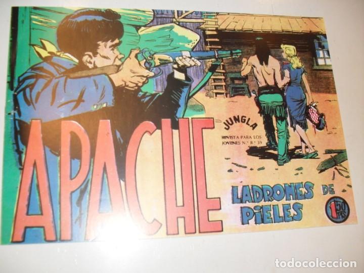 Tebeos: FACSIMIL apache (1&ordf; parte) 30.(de 56).ediciones maga,a&ntilde;o 1958.IMPECABLE. - Foto 1