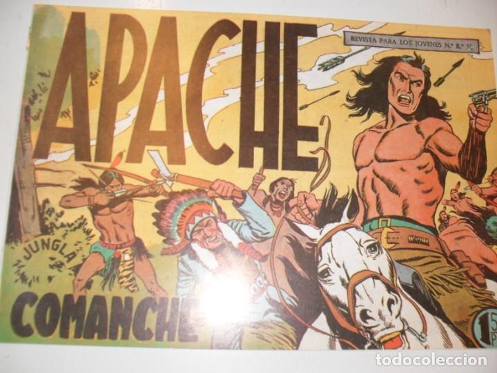 Tebeos: FACSIMIL apache (1&ordf; parte) 20.(de 56).ediciones maga,a&ntilde;o 1958.IMPECABLE. - Foto 1