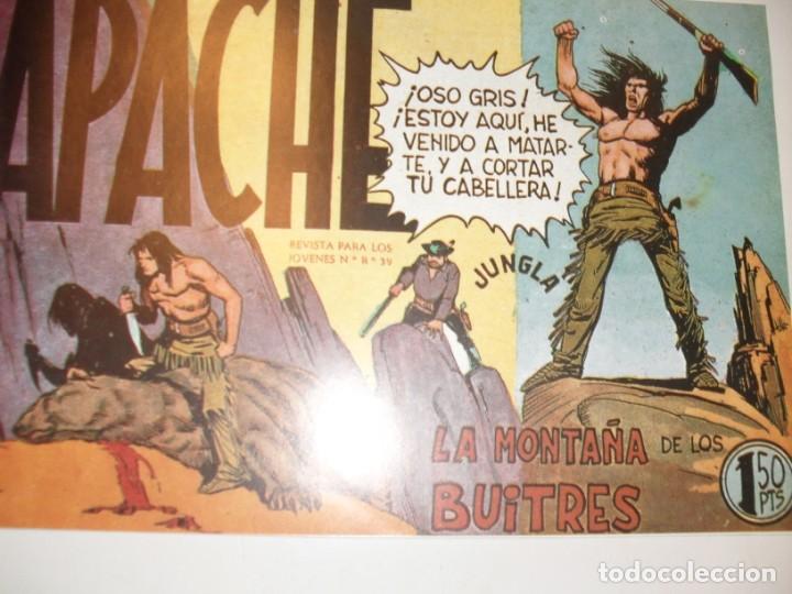 Tebeos: FACSIMIL apache (1&ordf; parte) 16.(de 56).ediciones maga,a&ntilde;o 1958.IMPECABLE. - Foto 1