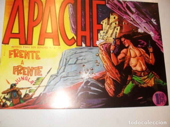 Tebeos: FACSIMIL apache (1&ordf; parte) 8.(de 56).ediciones maga,a&ntilde;o 1958.IMPECABLE. - Foto 1