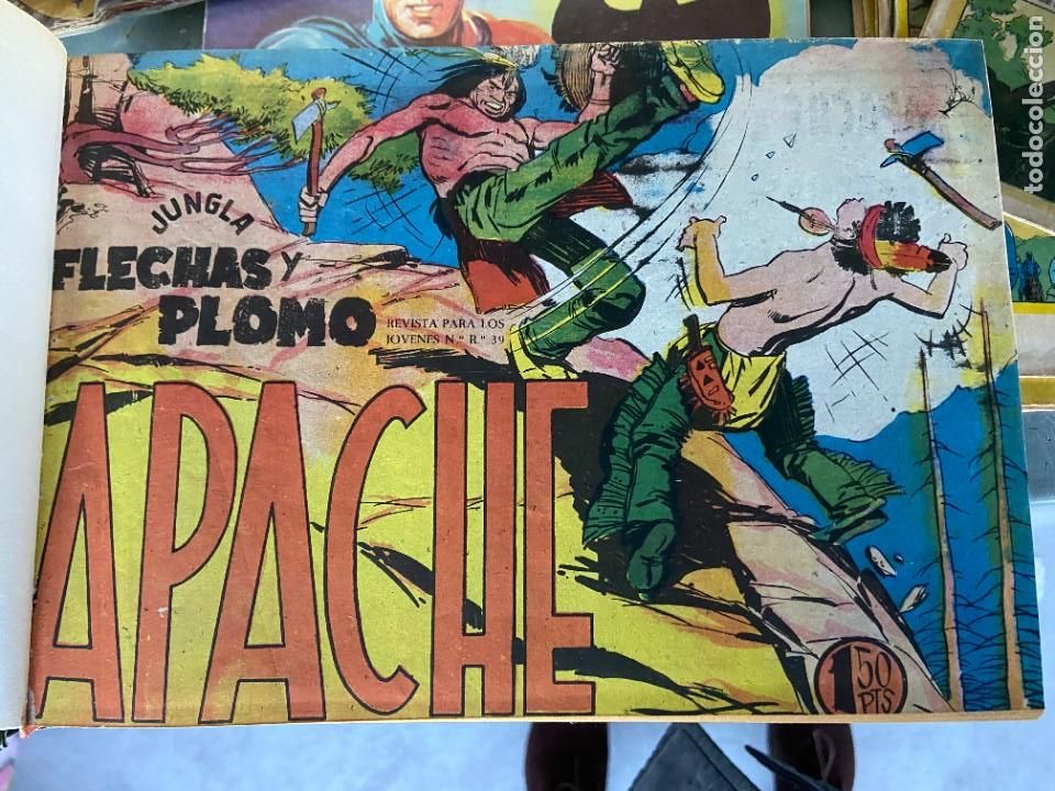Tebeos: APACHE ENCUADERNADA EN DOS TOMOS ORIGINAL DE LUJO NUEVA BOLSA 24 - Foto 1