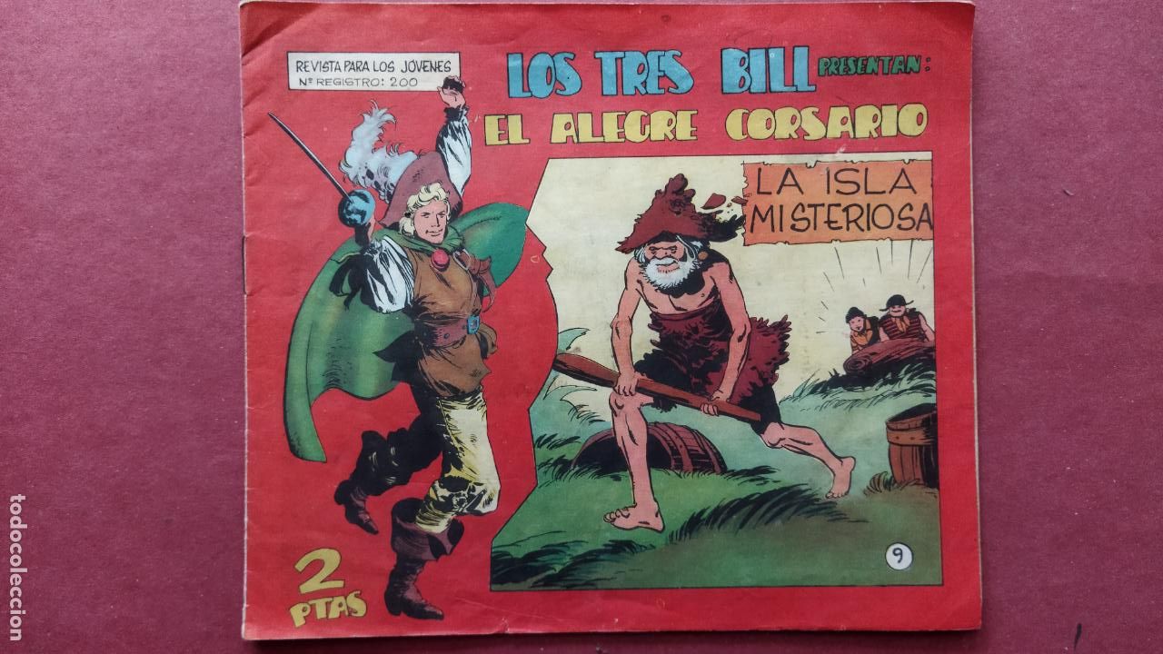 Tebeos: EL ALEGRE CORSARIO N&ordm; 9 ORIGINAL - Foto 1