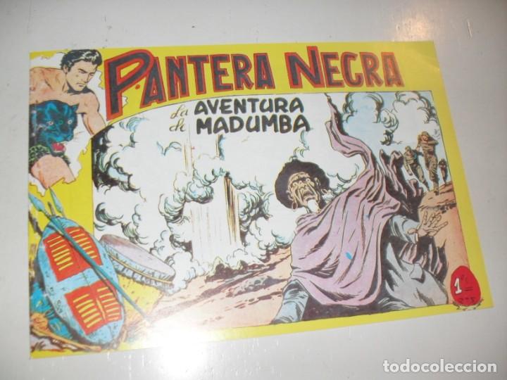 Tebeos: FACSIMIL pantera negra 36.(de 54).ediciones maga,a&ntilde;o 1956.IMPECABLE. - Foto 1
