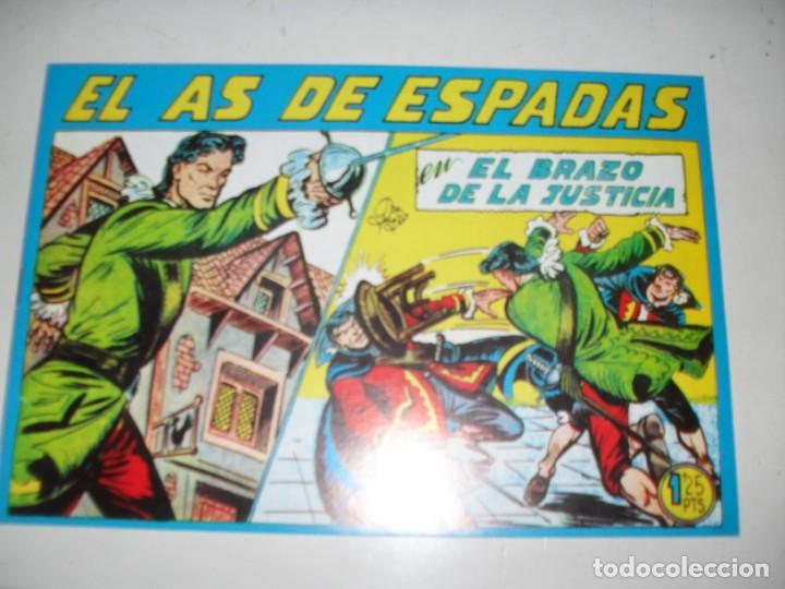 Tebeos: FACSIMIL el as de espadas n&ordm; 27.(de 30).ediciones maga,a&ntilde;o 1954.IMPECABLE. - Foto 1