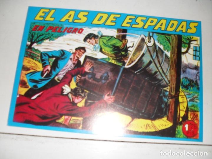 Tebeos: FACSIMIL el as de espadas n&ordm; 26.(de 30).ediciones maga,a&ntilde;o 1954.IMPECABLE. - Foto 1