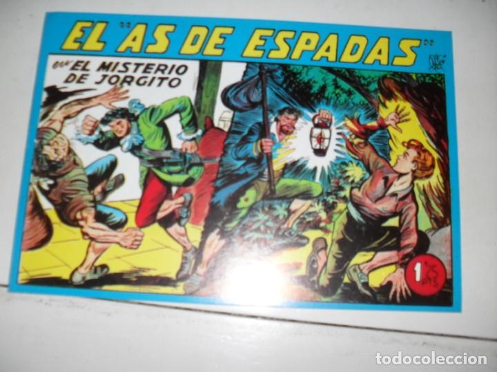 Tebeos: FACSIMIL el as de espadas n&ordm; 23.(de 30).ediciones maga,a&ntilde;o 1954.IMPECABLE. - Foto 1