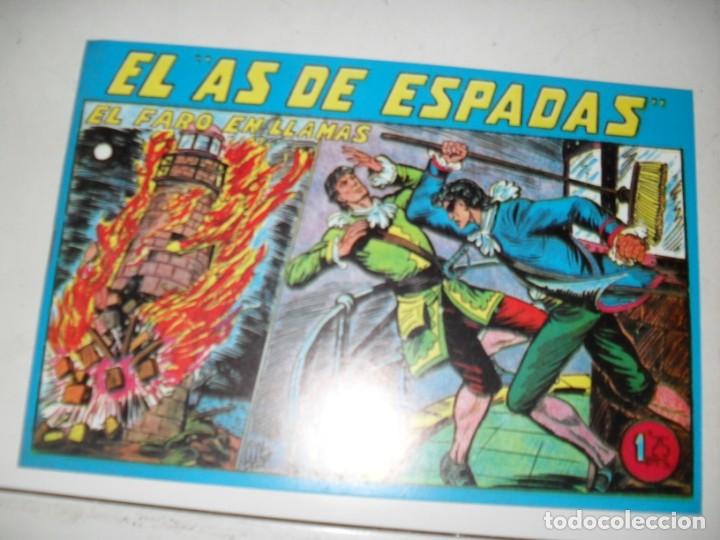Tebeos: FACSIMIL el as de espadas n&ordm; 22.(de 30).ediciones maga,a&ntilde;o 1954.IMPECABLE. - Foto 1