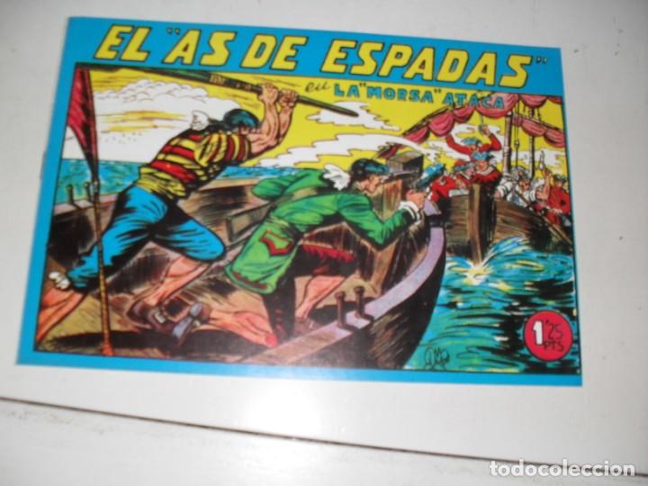 Tebeos: FACSIMIL el as de espadas n&ordm; 20.(de 30).ediciones maga,a&ntilde;o 1954.IMPECABLE. - Foto 1
