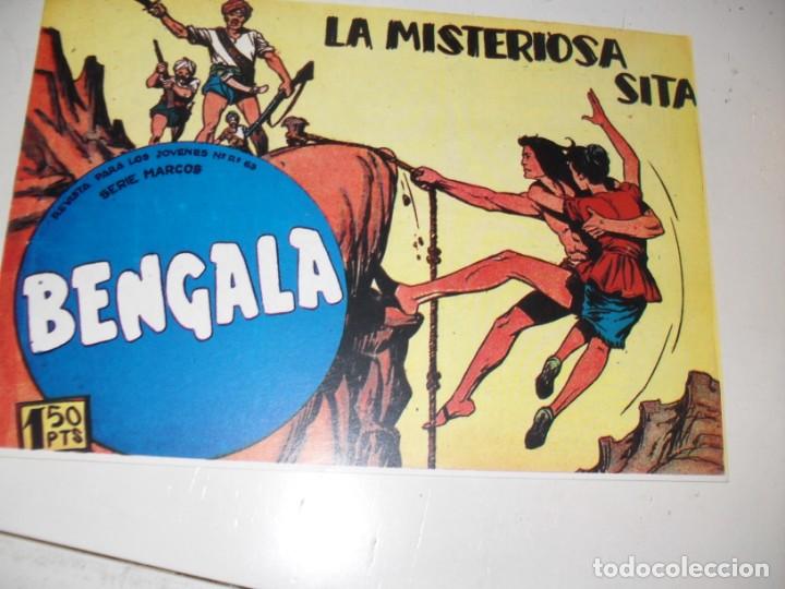 Tebeos: FACSIMIL bengala (1&ordf; parte) n&ordm; 37.(de 54).ediciones maga,a&ntilde;o 1959.IMPECABLE. - Foto 1