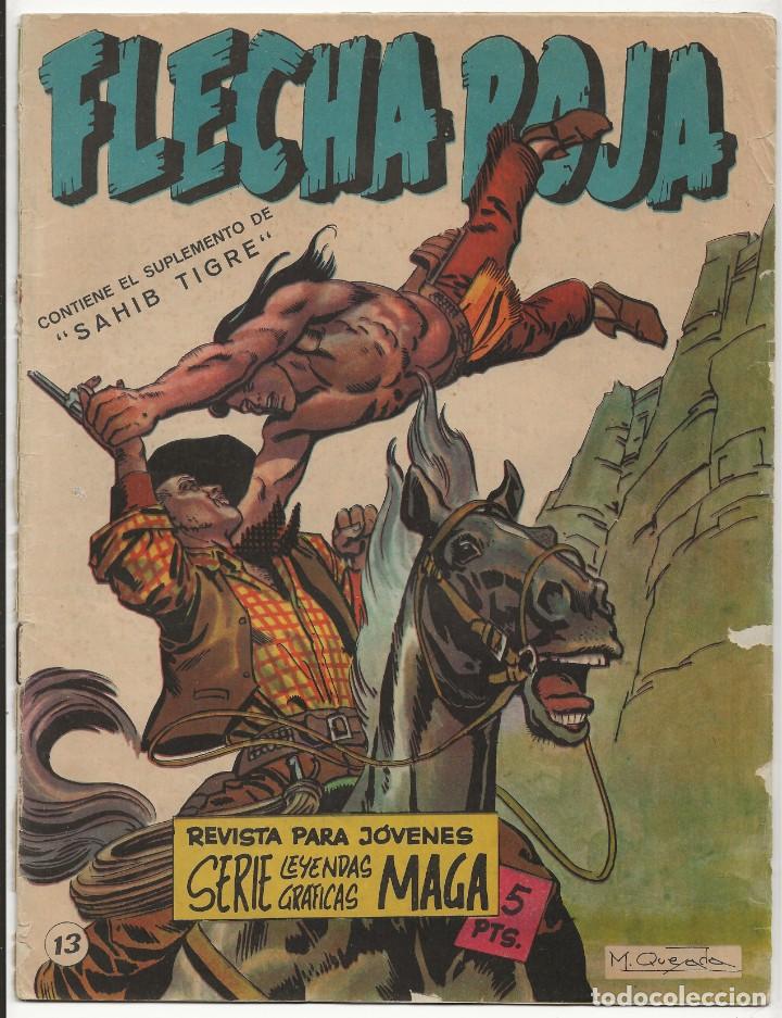 Tebeos: FLECHA ROJA N&ordm; 13 - ORIGINAL - MAGA - Foto 1