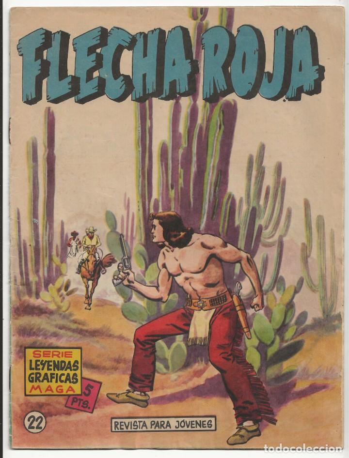Tebeos: FLECHA ROJA N&ordm; 22 - ORIGINAL - MAGA - Foto 1